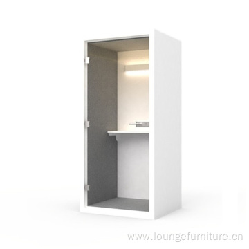 Nordic Design Single Office Phone Booth Indoor Soundproof